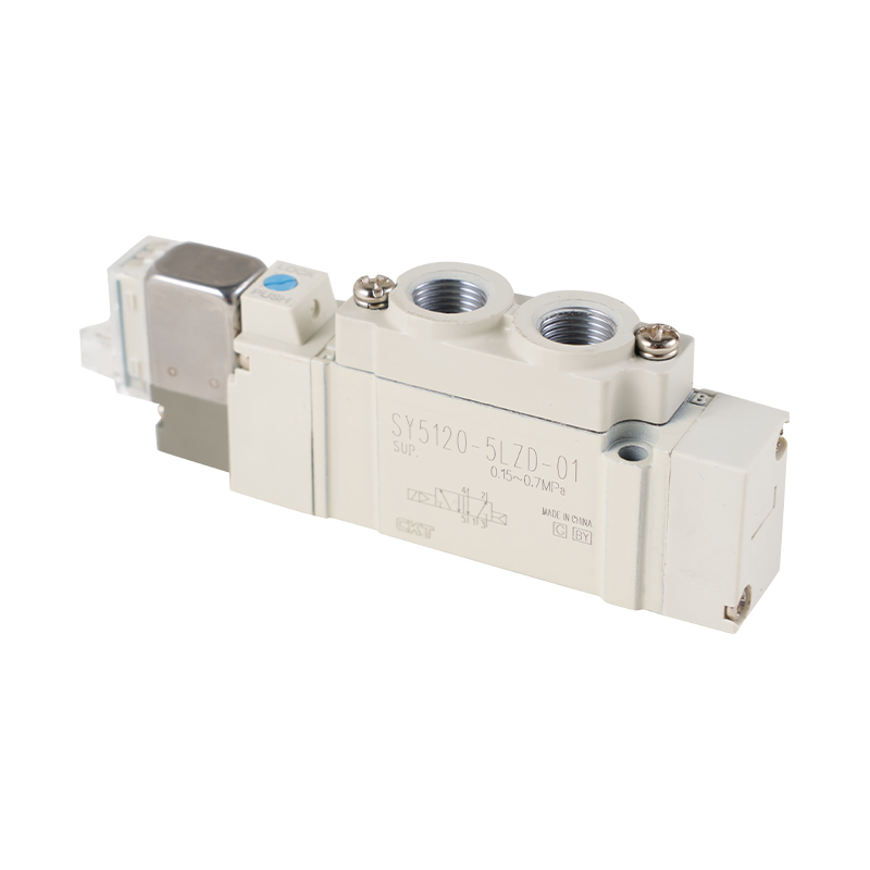 Seria SY Electrovalvă cu 5 căi Tip conductă directă/Tip unic