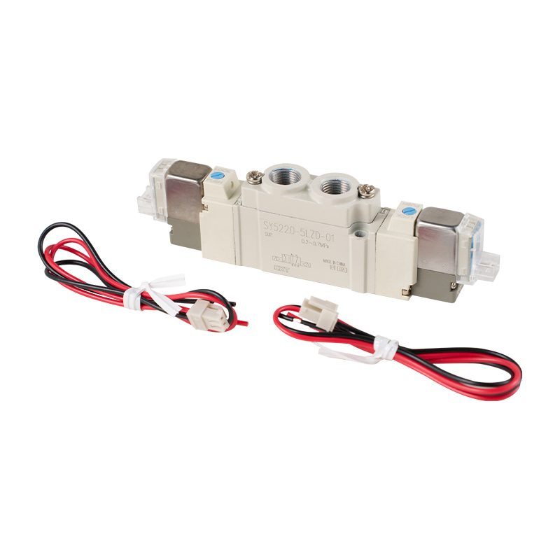 Seria SY Electrovalvă cu 5 căi Tip conductă directă/Tip unic